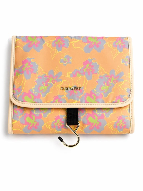 Nine West Handbags - Nine West Hanging Travel Organizer Floral Makeup Toiletry Roll Up
